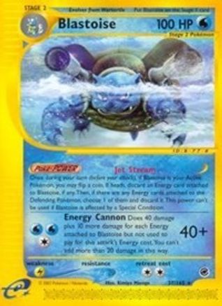 Blastoise (37)  - Reverse Holofoil Expedition - Rare