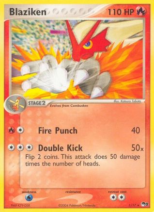 Blaziken 001  POP Series 1 - Rare
