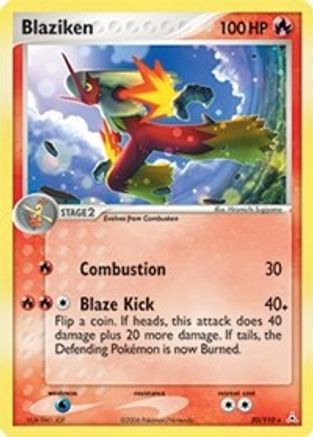 Blaziken  - Reverse Holofoil Holon Phantoms - Rare