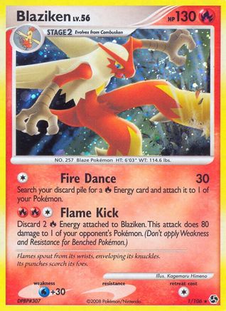 Blaziken  - Reverse Holofoil Great Encounters - Holo Rare