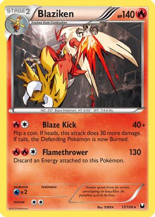 Blaziken  - Holofoil Dark Explorers - Holo Rare