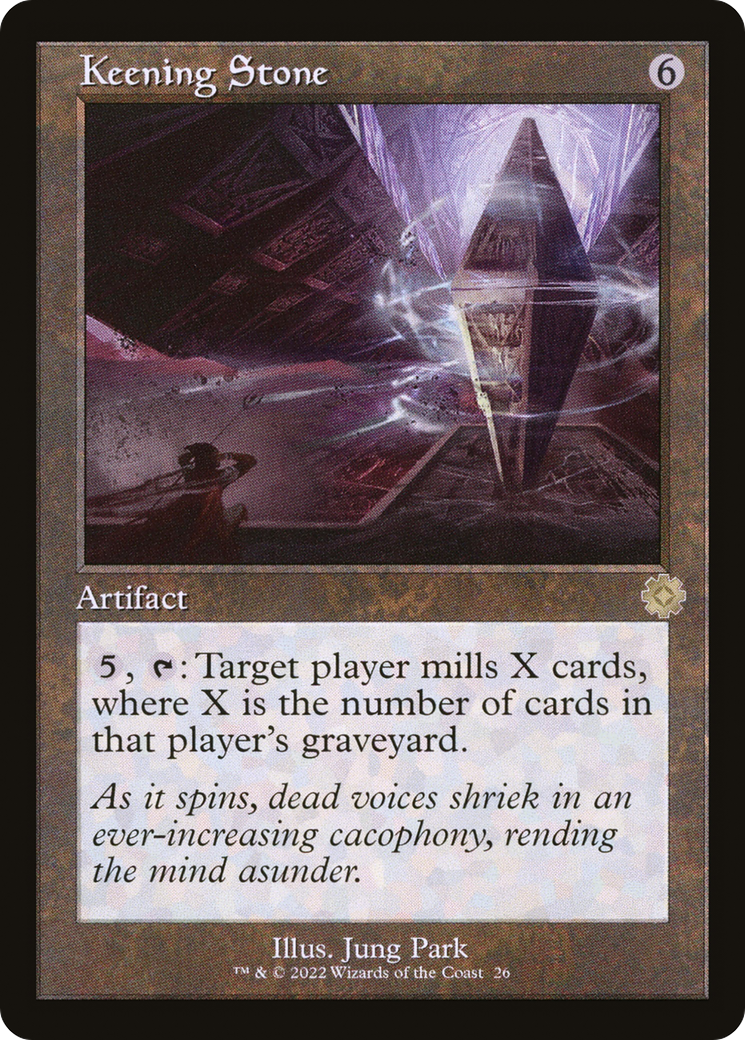 Keening Stone (BRR-026) - The Brothers' War Retro Artifacts Foil