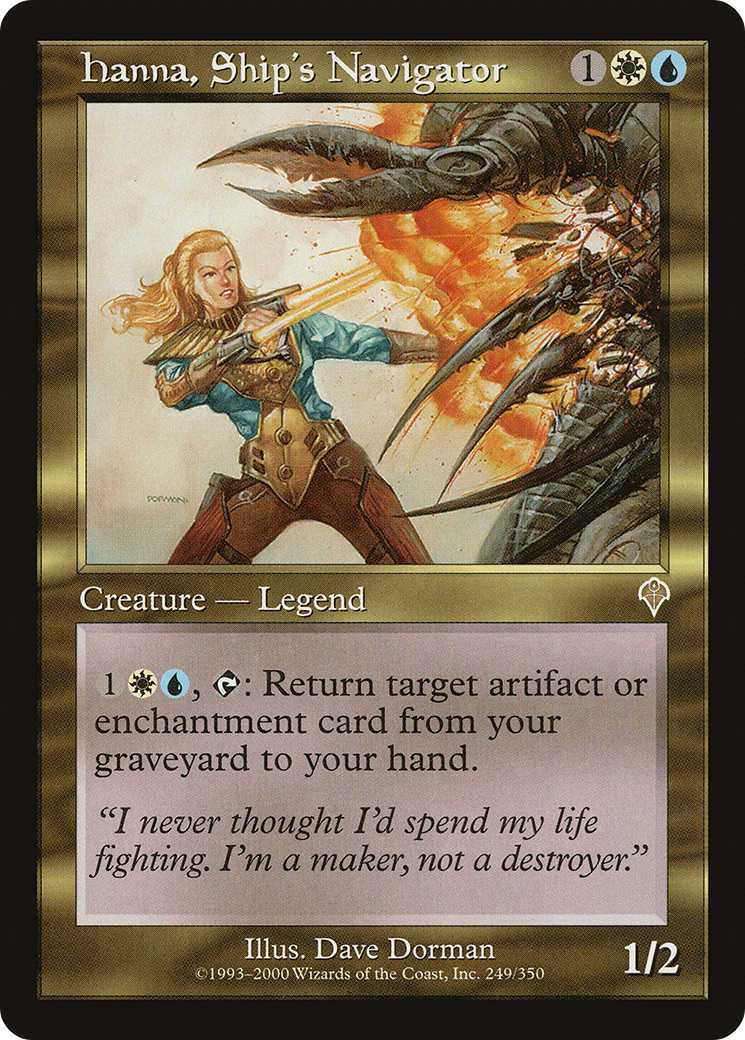 Hanna, Ship's Navigator (INV-249) - Invasion Foil