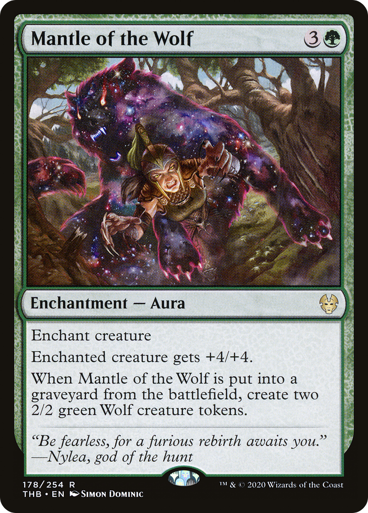 Mantle of the Wolf (THB-178) - Theros Beyond Death Foil