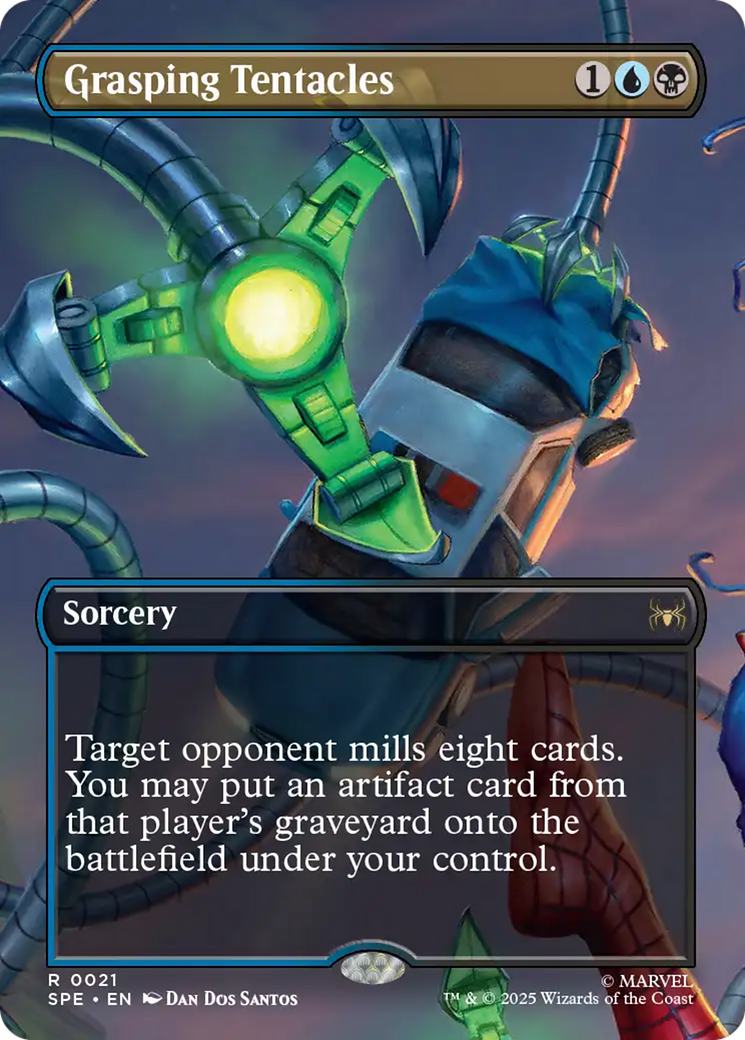 Grasping Tentacles (Borderless) (SPE-021) - Marvel's Spider-Man: Eternal-Legal