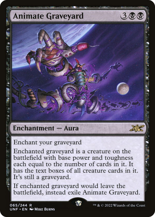 Animate Graveyard (UNF-065) - Unfinity Foil