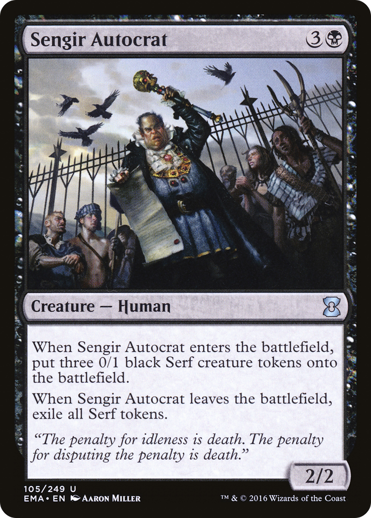 Sengir Autocrat (EMA-105) - Eternal Masters