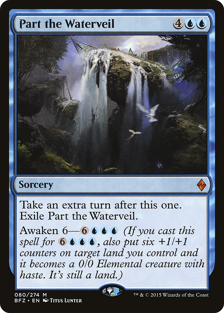 Part the Waterveil (BFZ-080) - Battle for Zendikar Foil