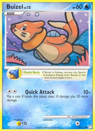 Buizel 075  Mysterious Treasures - Common