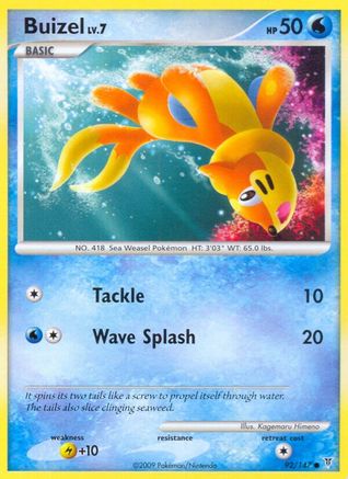 Buizel  - Reverse Holofoil Supreme Victors - Common