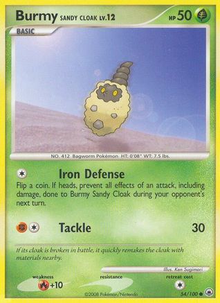 Burmy Sandy Cloak  - Reverse Holofoil Majestic Dawn - Common