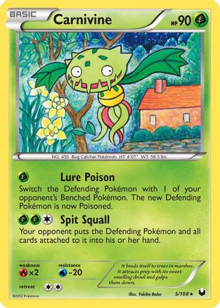 Carnivine  - Reverse Holofoil Dark Explorers - Rare