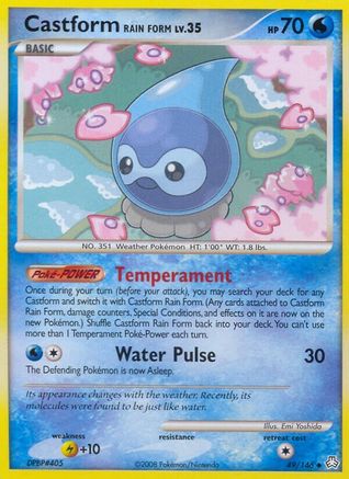 Castform Rain Form  Legends Awakened - Uncommon