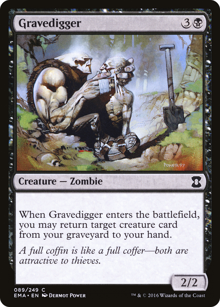 Gravedigger (EMA-089) - Eternal Masters Foil