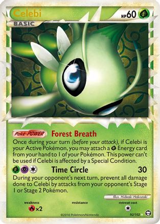 Celebi (Prime) 092  - Holofoil Triumphant - Ultra Rare