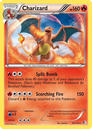 Charizard  - Holofoil Boundaries Crossed - Holo Rare