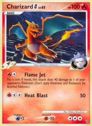 Charizard G  - Reverse Holofoil Supreme Victors - Rare