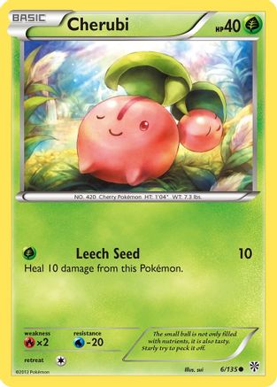 Cherubi  - Reverse Holofoil Plasma Storm - Common