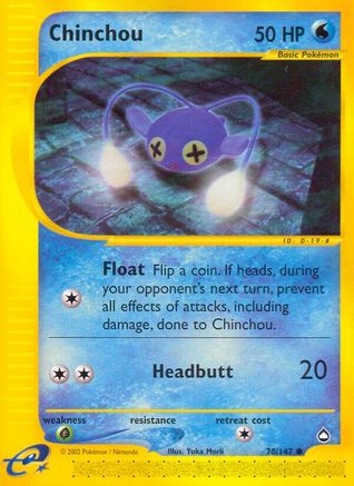 Chinchou (70)  Aquapolis - Common