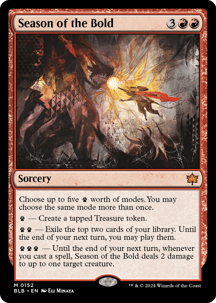 Season of the Bold (BLB-152) - Bloomburrow