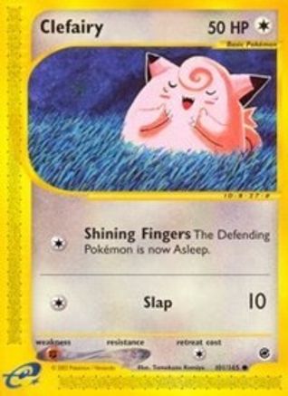 Clefairy 101  - Reverse Holofoil Expedition - Common