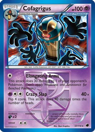 Cofagrigus (Team Plasma) (57)  Plasma Freeze - Rare
