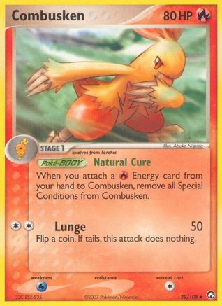 Combusken/108  - Reverse Holofoil Power Keepers - Uncommon