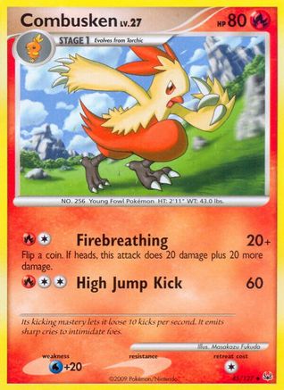 Combusken  Platinum - Uncommon