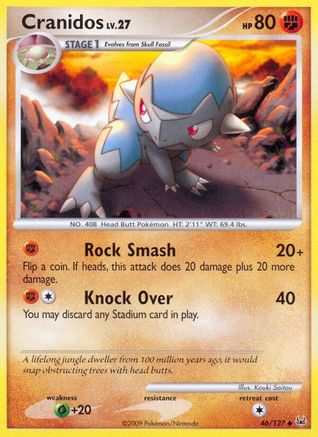 Cranidos  - Reverse Holofoil Platinum - Uncommon