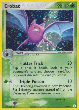 Crobat  - Reverse Holofoil Hidden Legends - Holo Rare