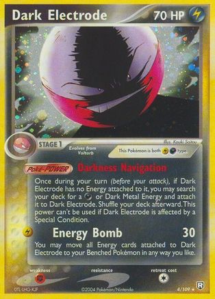 Dark Electrode 004  - Holofoil Team Rocket Returns - Holo Rare