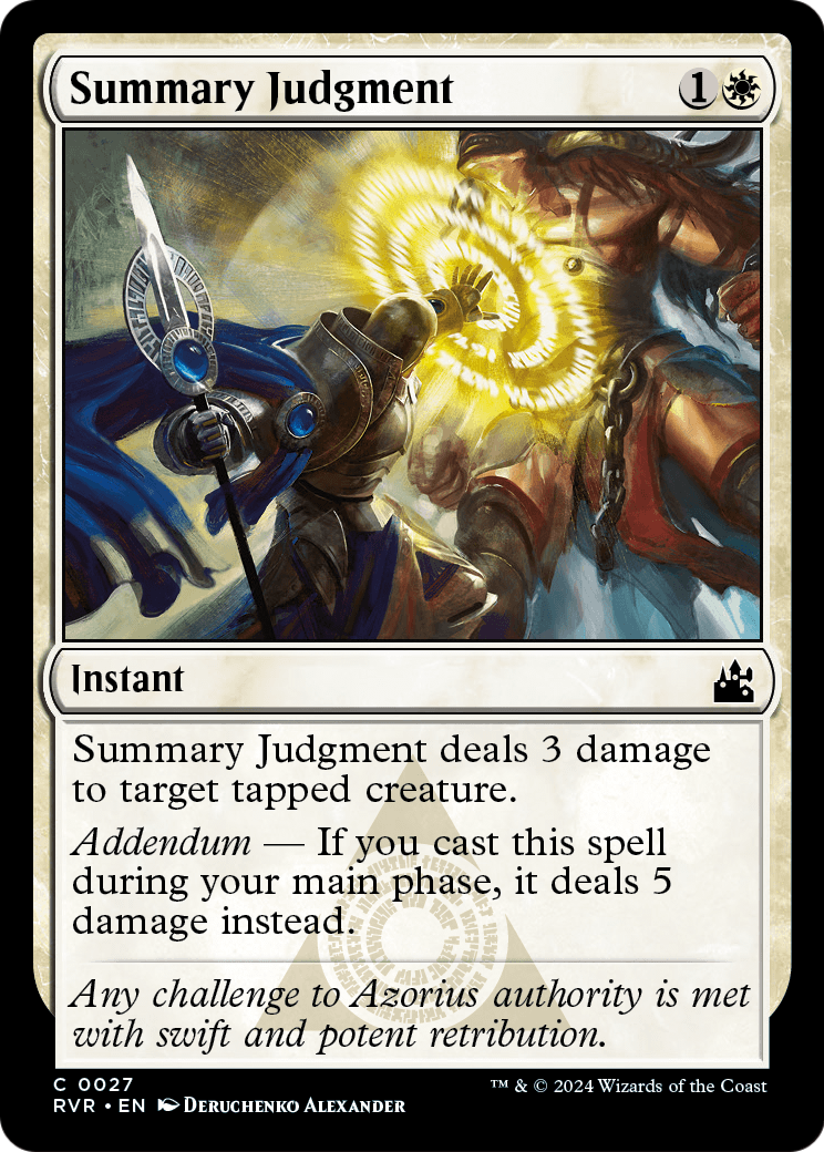 Summary Judgment (RVR-027) - Ravnica Remastered