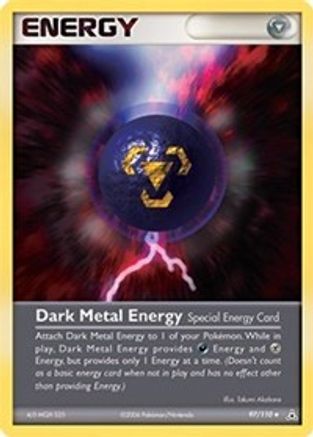 Dark Metal Energy/110  Holon Phantoms - Uncommon