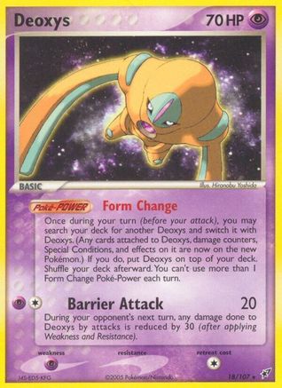 Deoxys (Defense Forme)  - Reverse Holofoil Deoxys - Rare