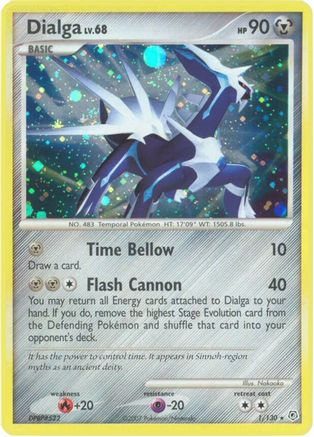 Dialga 001/130  - Holofoil Diamond and Pearl - Holo Rare