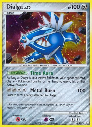 Dialga (6)  - Holofoil Platinum - Holo Rare