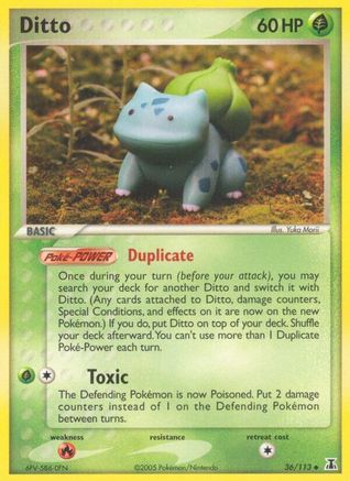 Ditto (Bulbasaur) 036  Delta Species - Uncommon