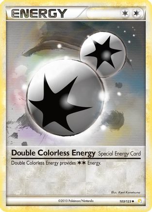 Double Colorless Energy 103  HeartGold SoulSilver - Uncommon