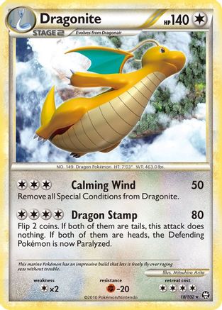 Dragonite  - Reverse Holofoil Triumphant - Rare