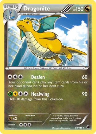 Dragonite 083  - Holofoil Plasma Freeze - Holo Rare