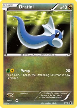 Dratini (1) (1) 001  - Holofoil Dragon Vault - Holo Rare