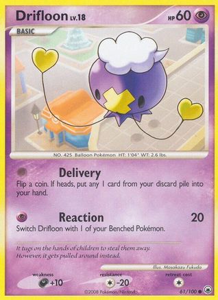Drifloon  - Reverse Holofoil Majestic Dawn - Common
