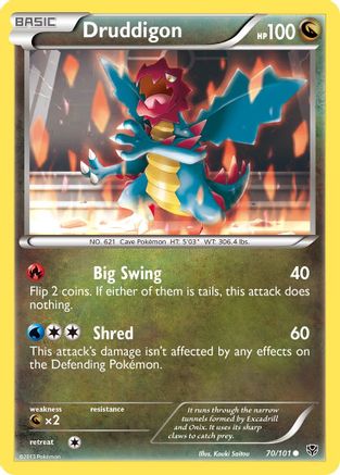 Druddigon  Plasma Blast - Common
