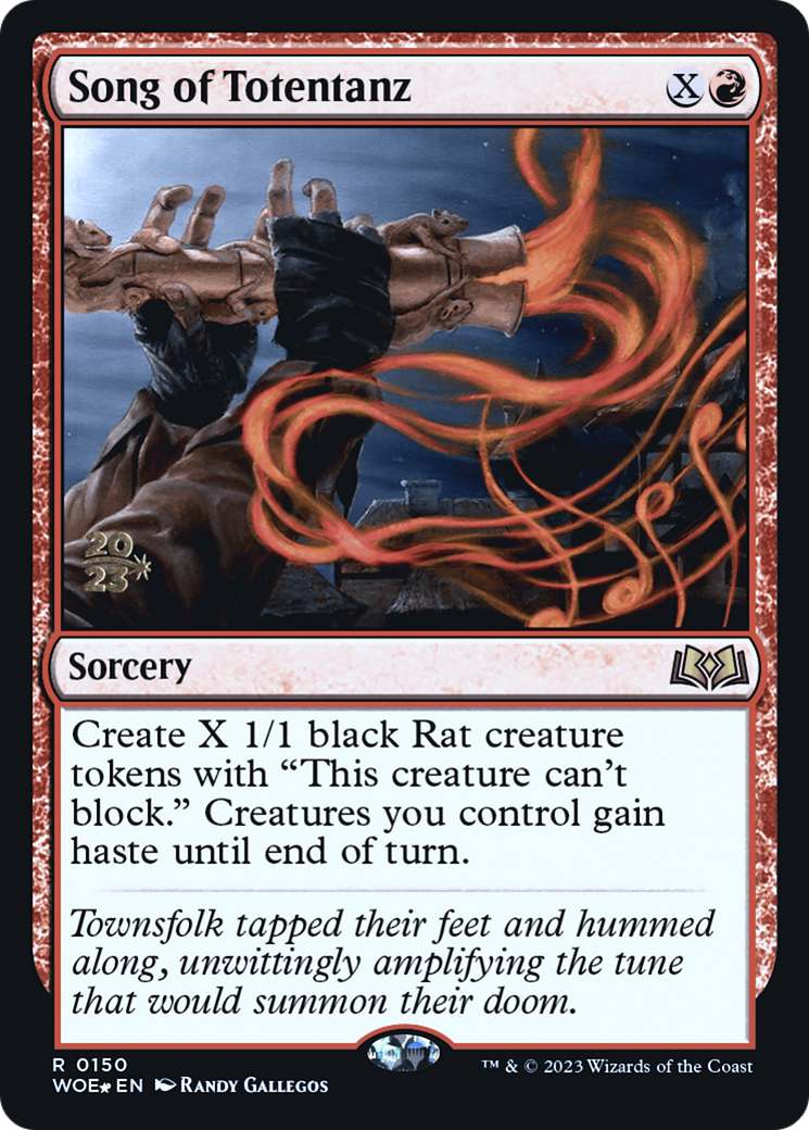 Song of Totentanz (PRE-150) - Wilds of Eldraine Promos Foil