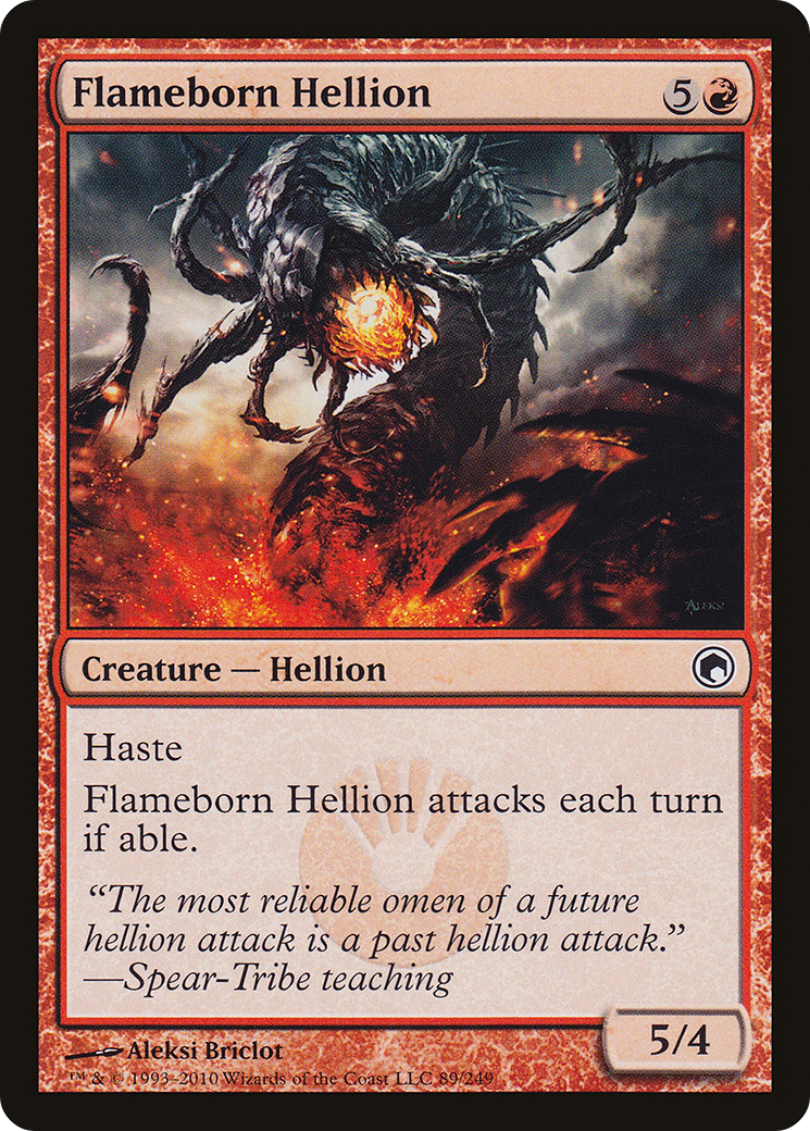 Flameborn Hellion (SOM-089) - Scars of Mirrodin