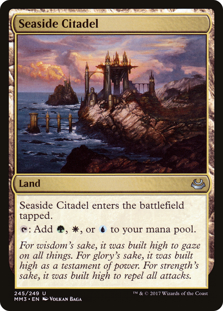 Seaside Citadel (MM3-245) - Modern Masters 2017 Foil