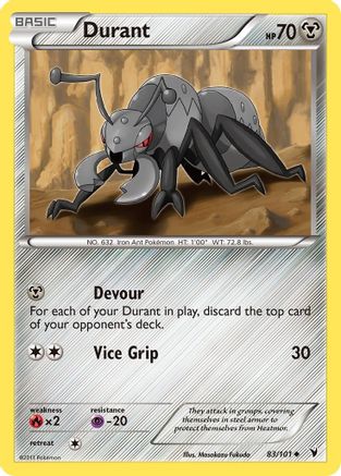 Durant  - Reverse Holofoil Noble Victories - Uncommon