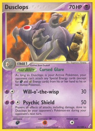 Dusclops/100  Crystal Guardians - Rare