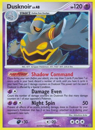 Dusknoir (1)  - Holofoil Stormfront - Holo Rare