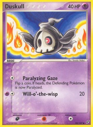 Duskull  - Reverse Holofoil Deoxys - Common
